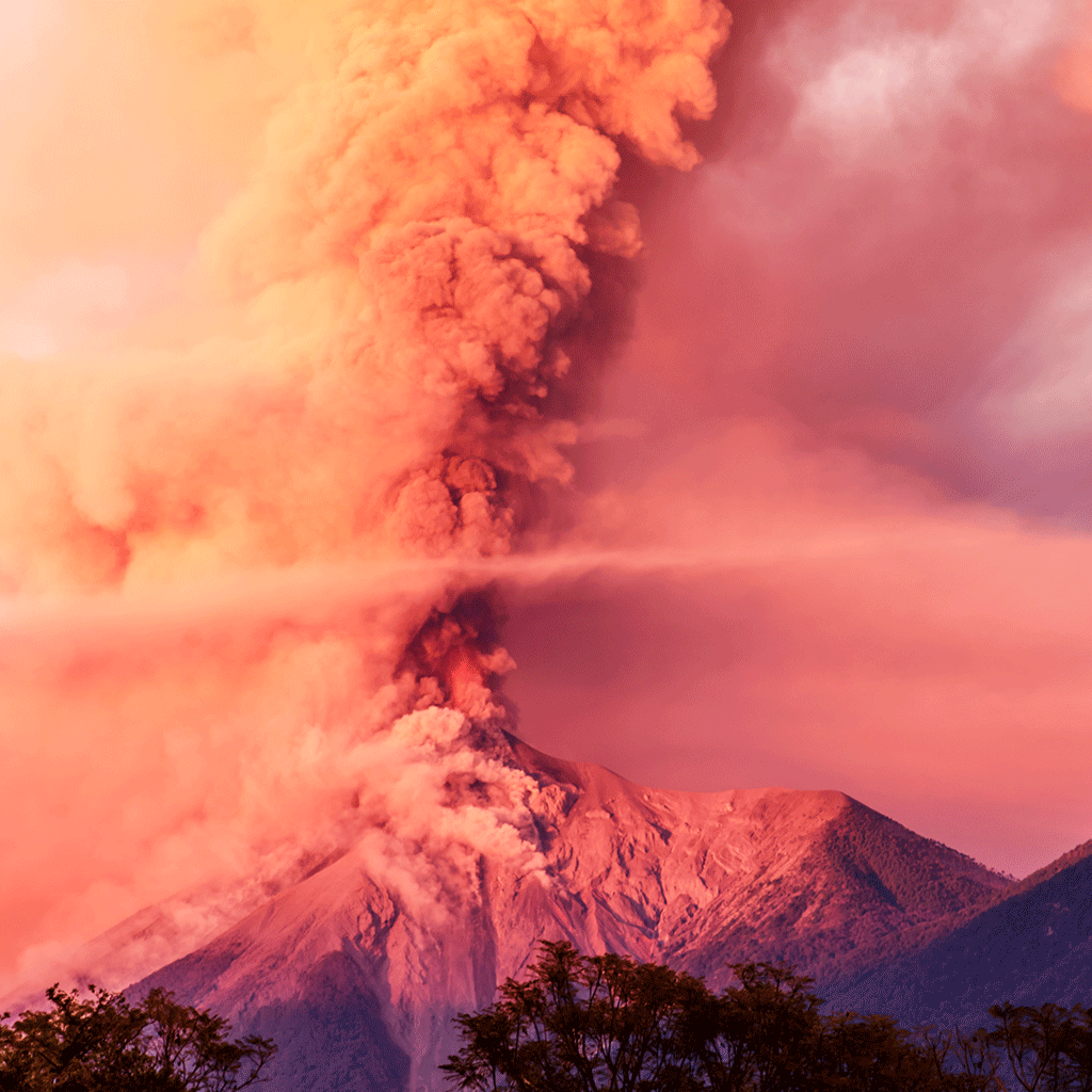 Home Reed Diffuser *Volcano* (Clear Design)